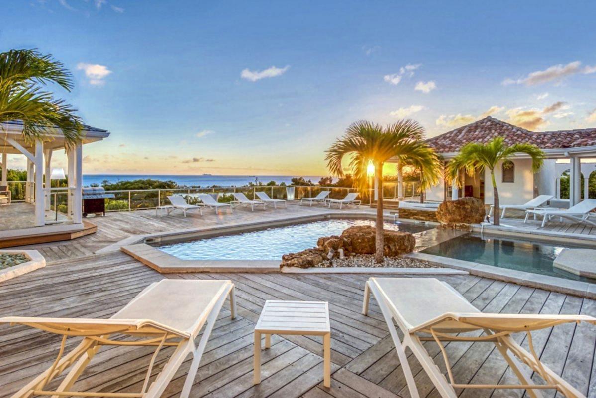 Location villa Saint Martin Les Terres Basses Hillside - Piscine - 5 chambres 10 personnes - Vue Mer - Jacuzzi (42)